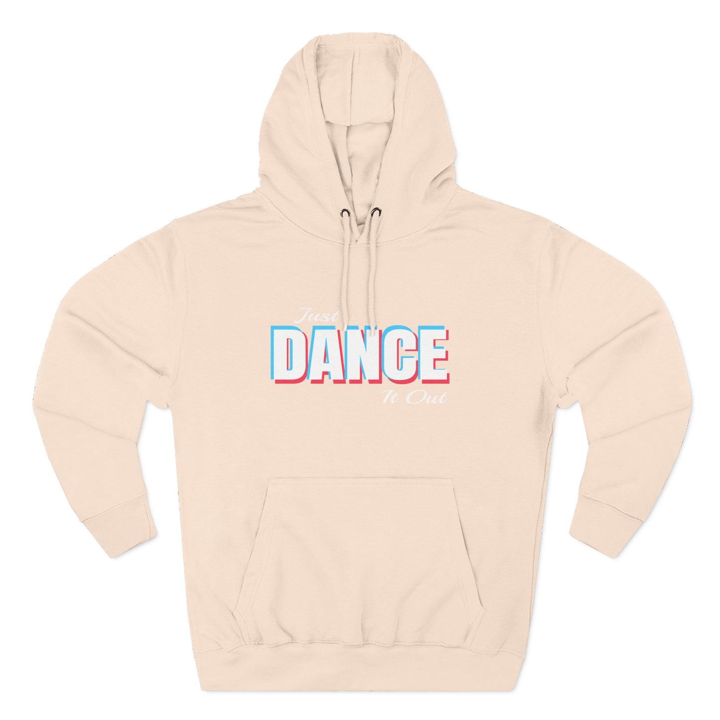 White Logo Fleece Hoodie - Comfortable & Stylish
