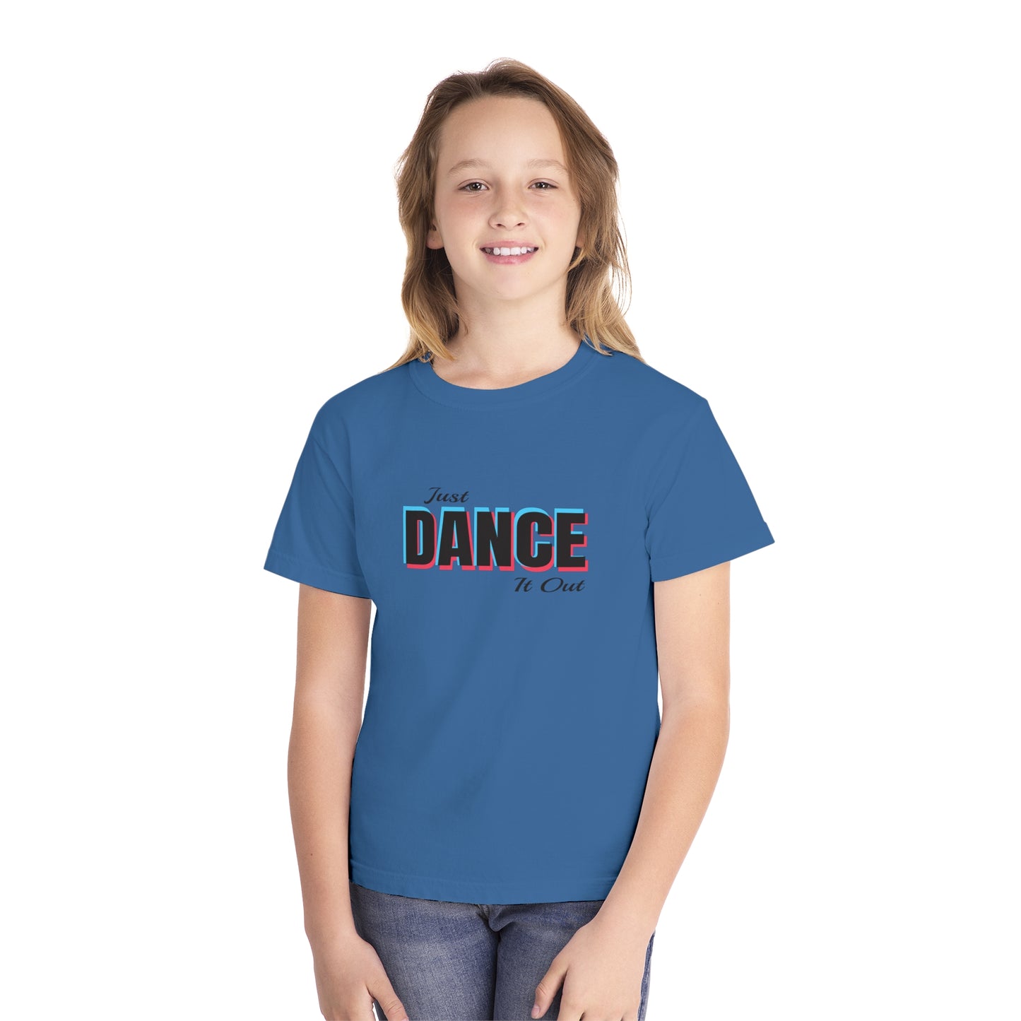 Youth Midweight Tee - Just Dance It Out Graphic Tee for Active Kids