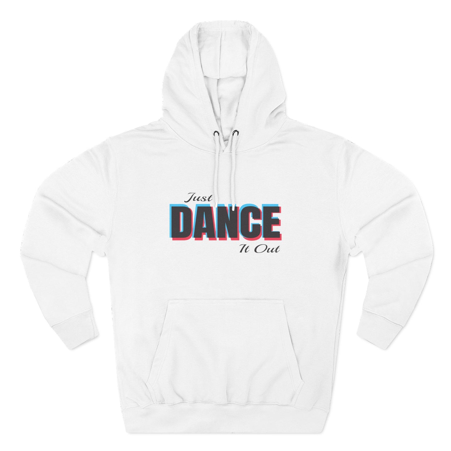 White Logo Fleece Hoodie - Comfortable & Stylish