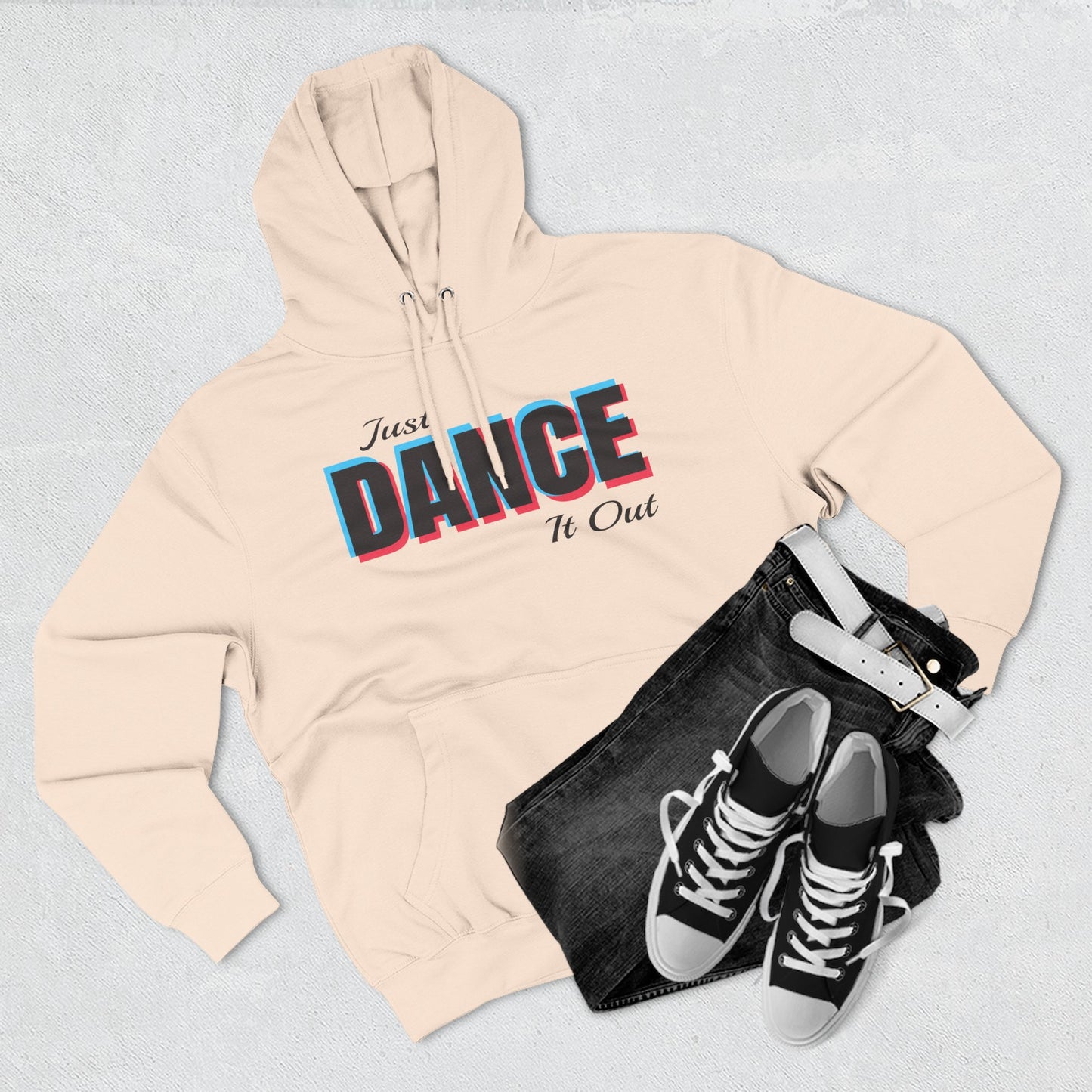 Black Logo Fleece Hoodie - Comfortable & Stylish