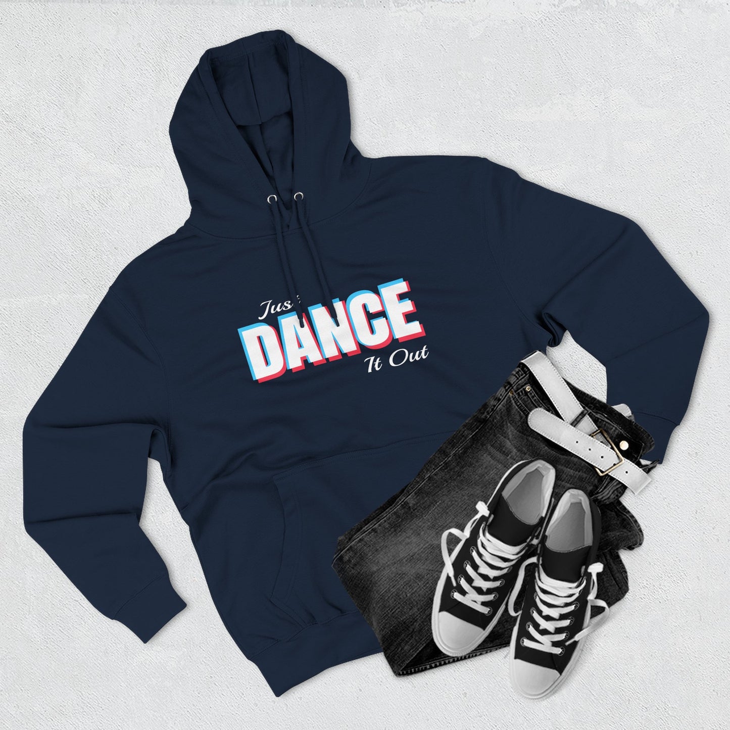White Logo Fleece Hoodie - Comfortable & Stylish