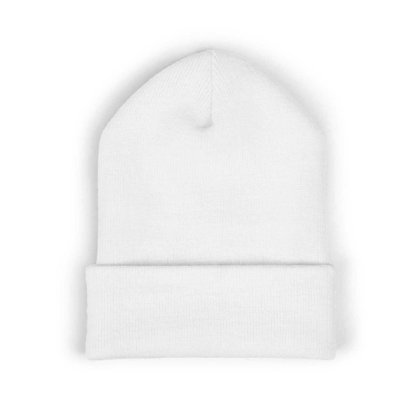 Black Logo Embroidered Cuffed Beanie - Just Dance It Out