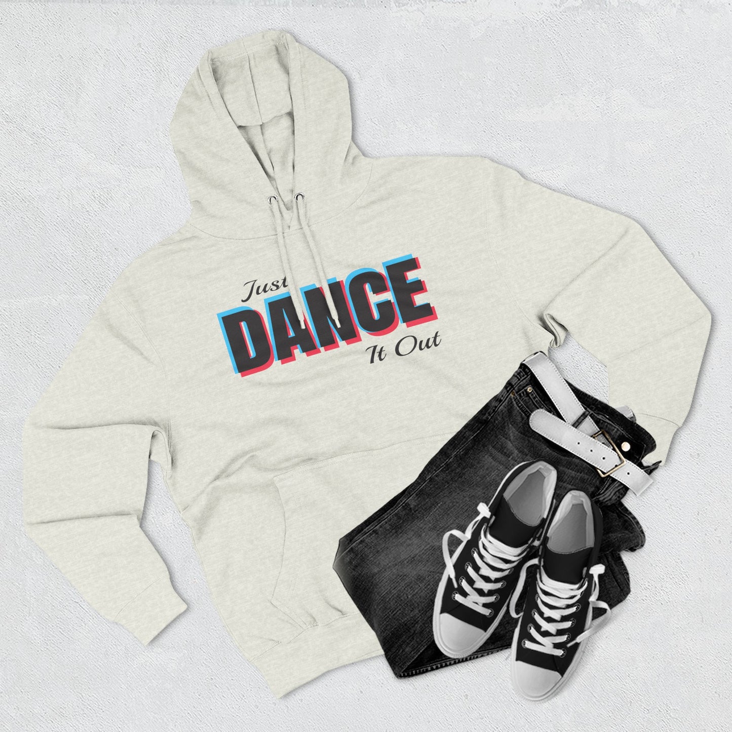 Black Logo Fleece Hoodie - Comfortable & Stylish