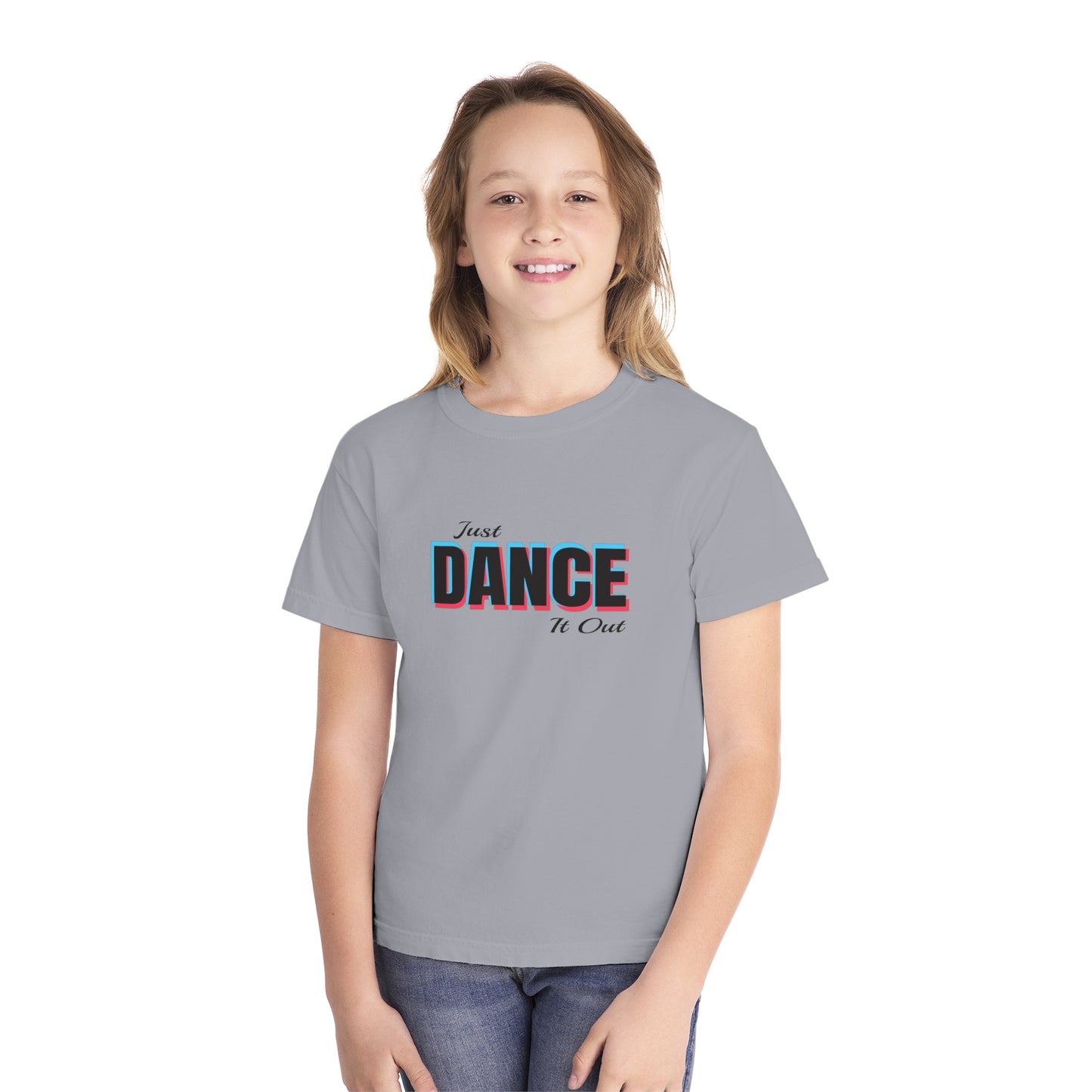 Youth Midweight Tee - Just Dance It Out Graphic Tee for Active Kids