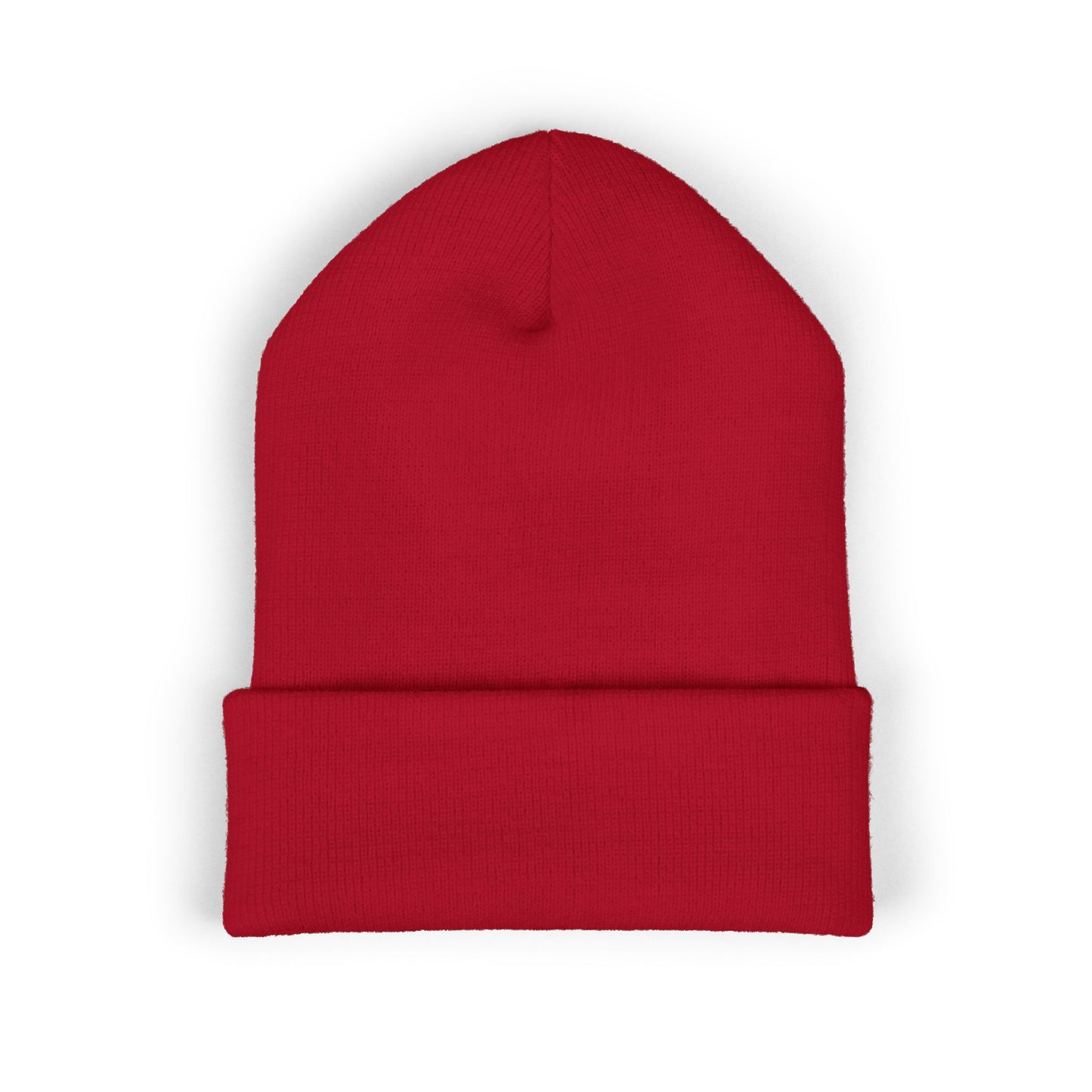 Black Logo Embroidered Cuffed Beanie - Just Dance It Out
