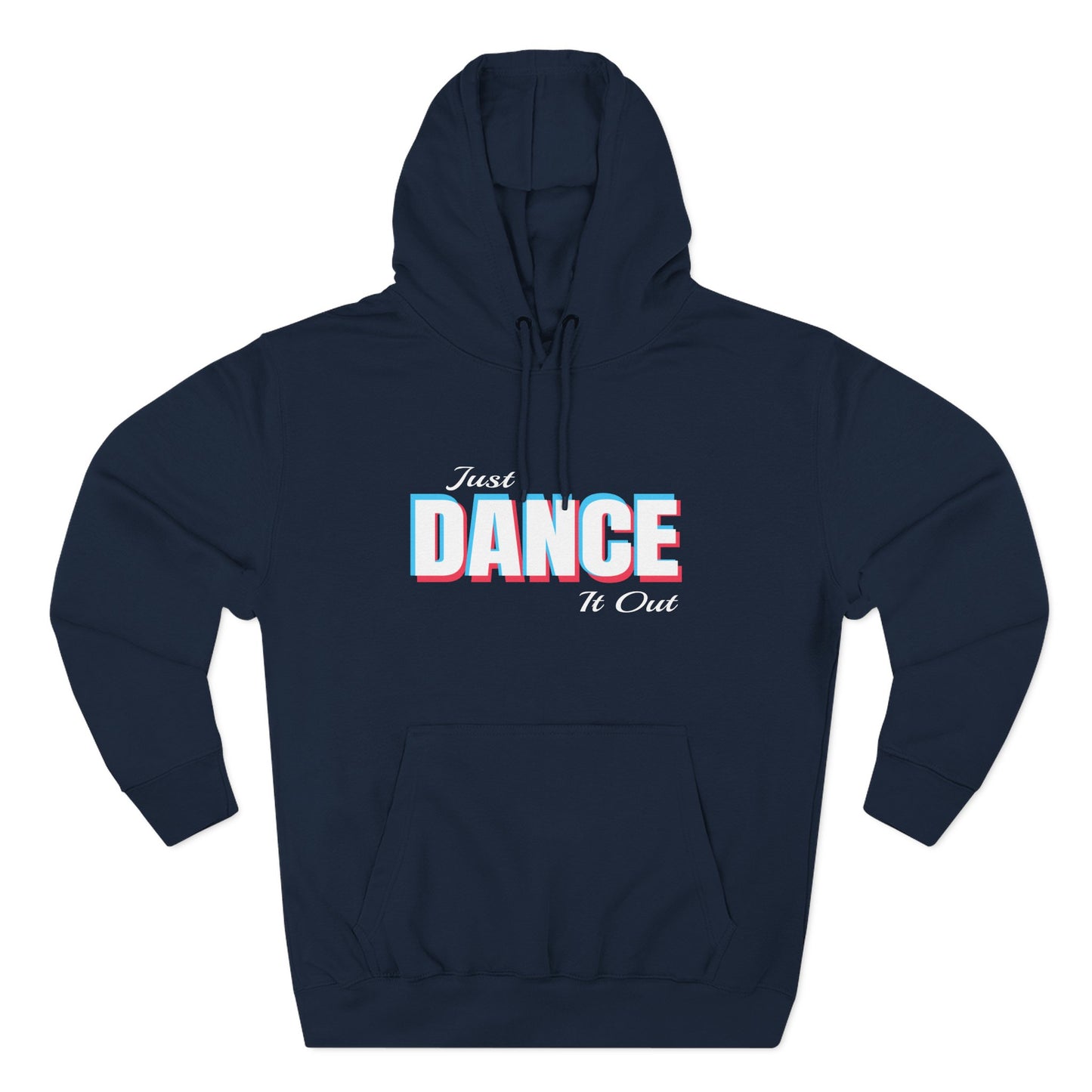 White Logo Fleece Hoodie - Comfortable & Stylish
