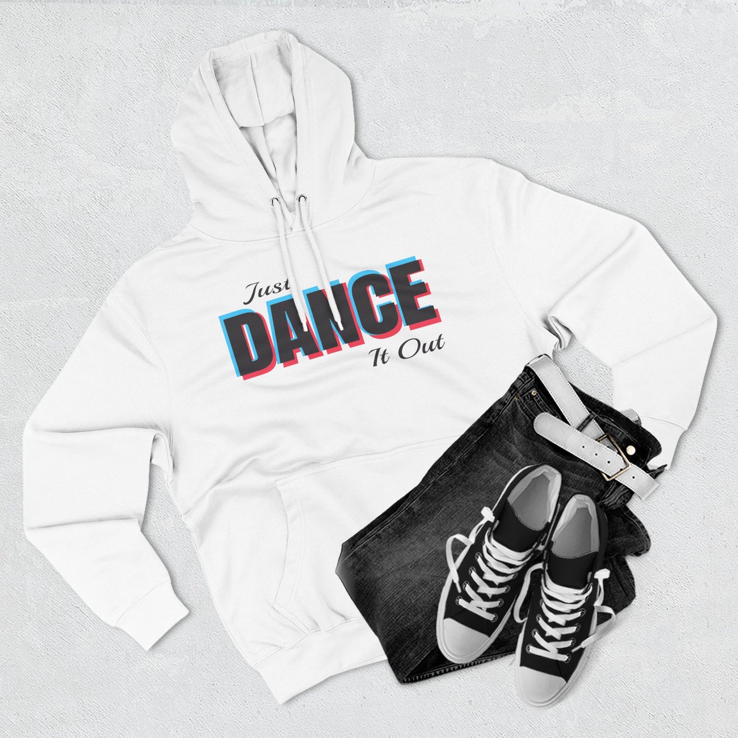 Black Logo Fleece Hoodie - Comfortable & Stylish