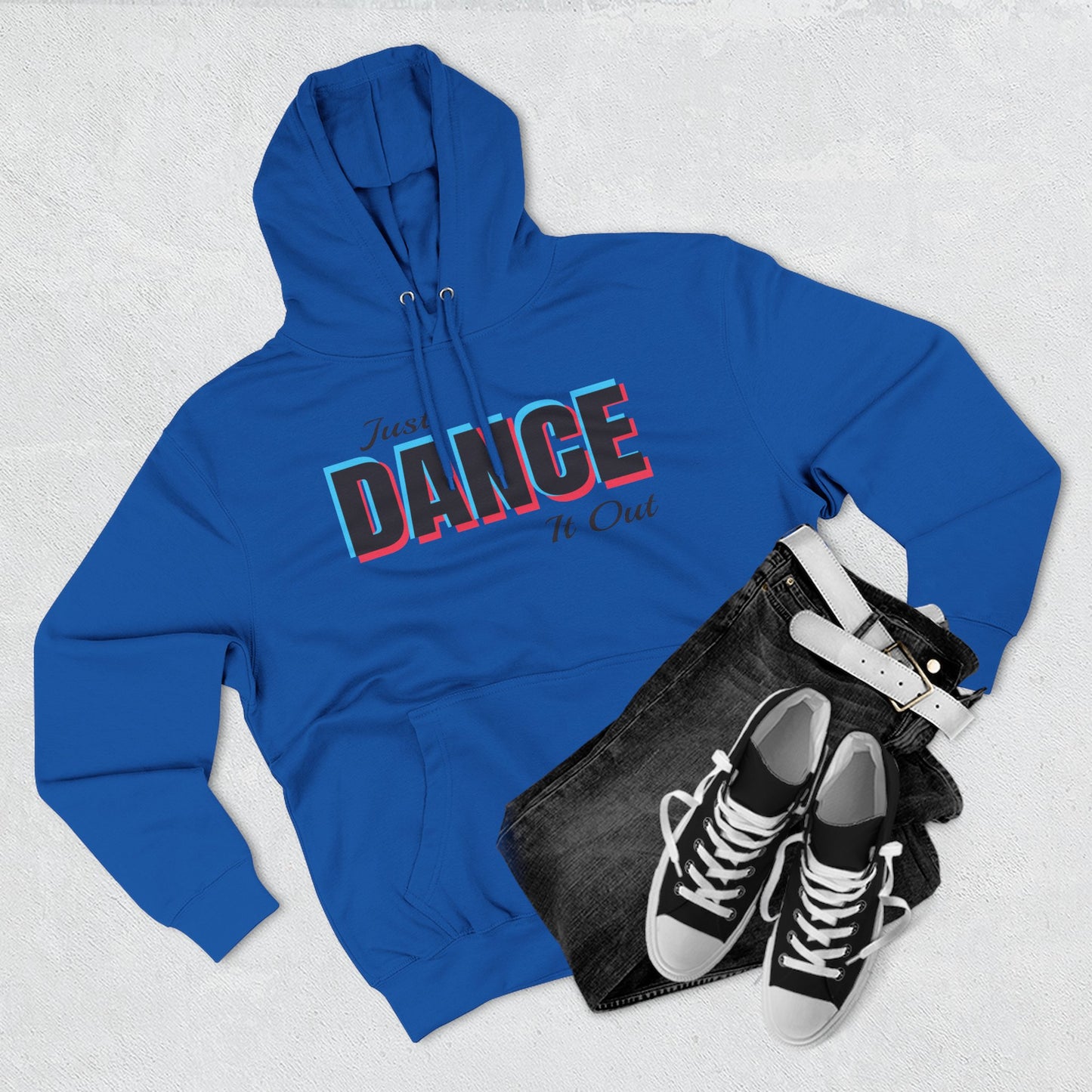Black Logo Fleece Hoodie - Comfortable & Stylish