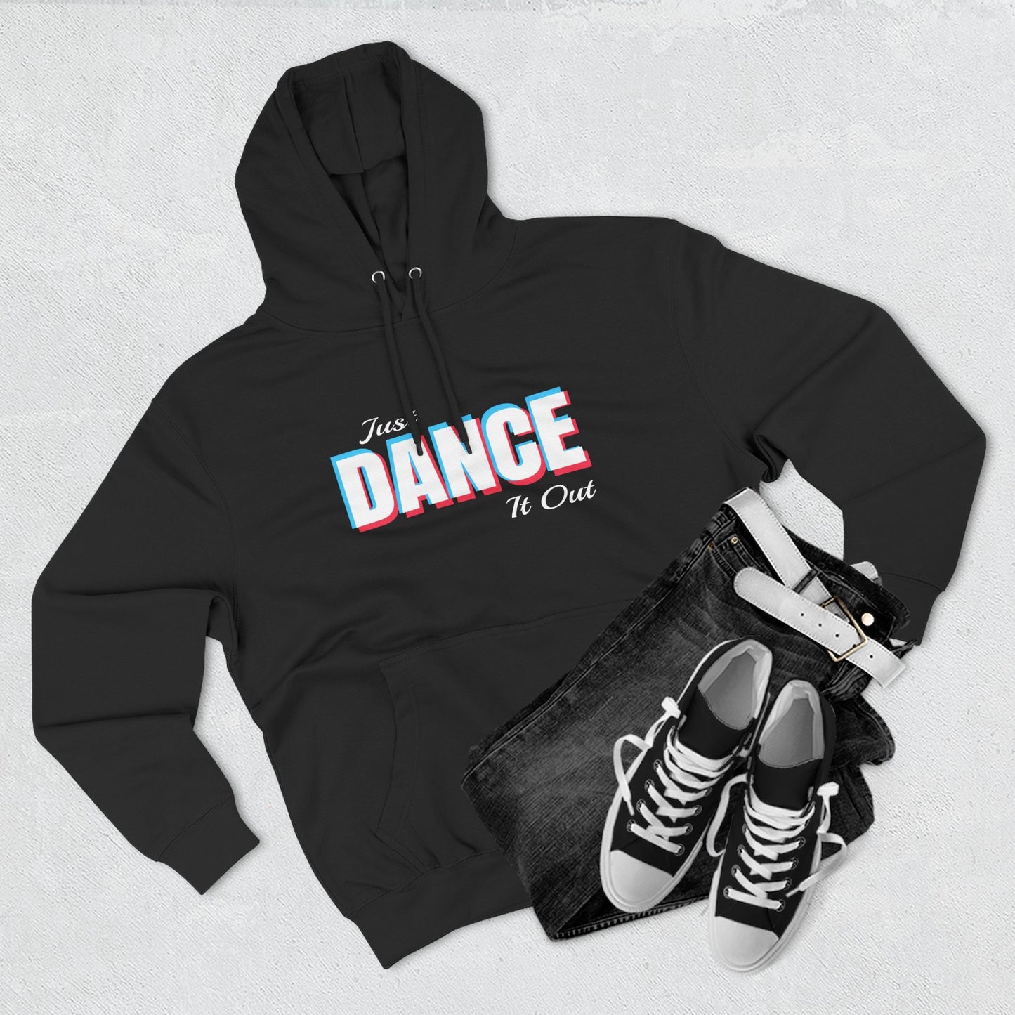 White Logo Fleece Hoodie - Comfortable & Stylish
