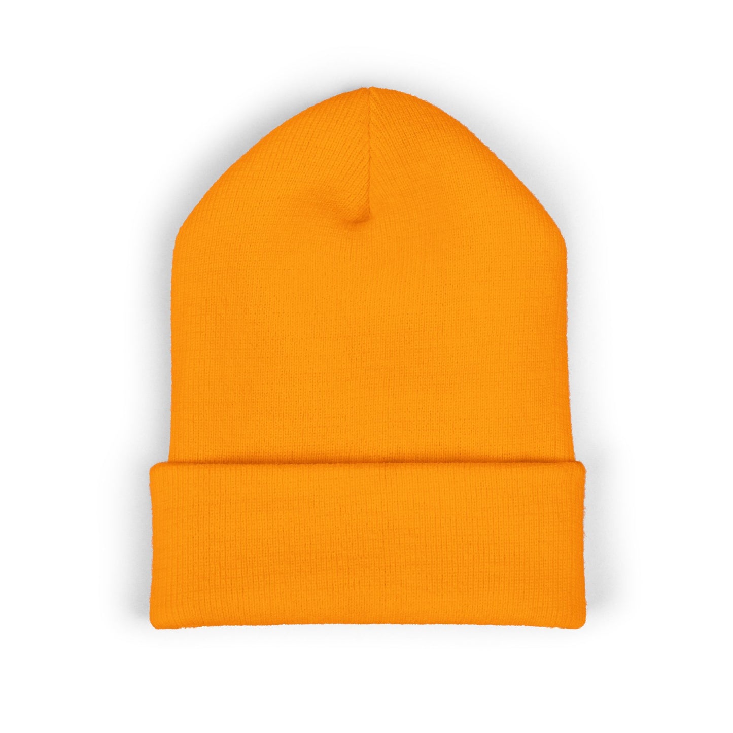 Black Logo Embroidered Cuffed Beanie - Just Dance It Out