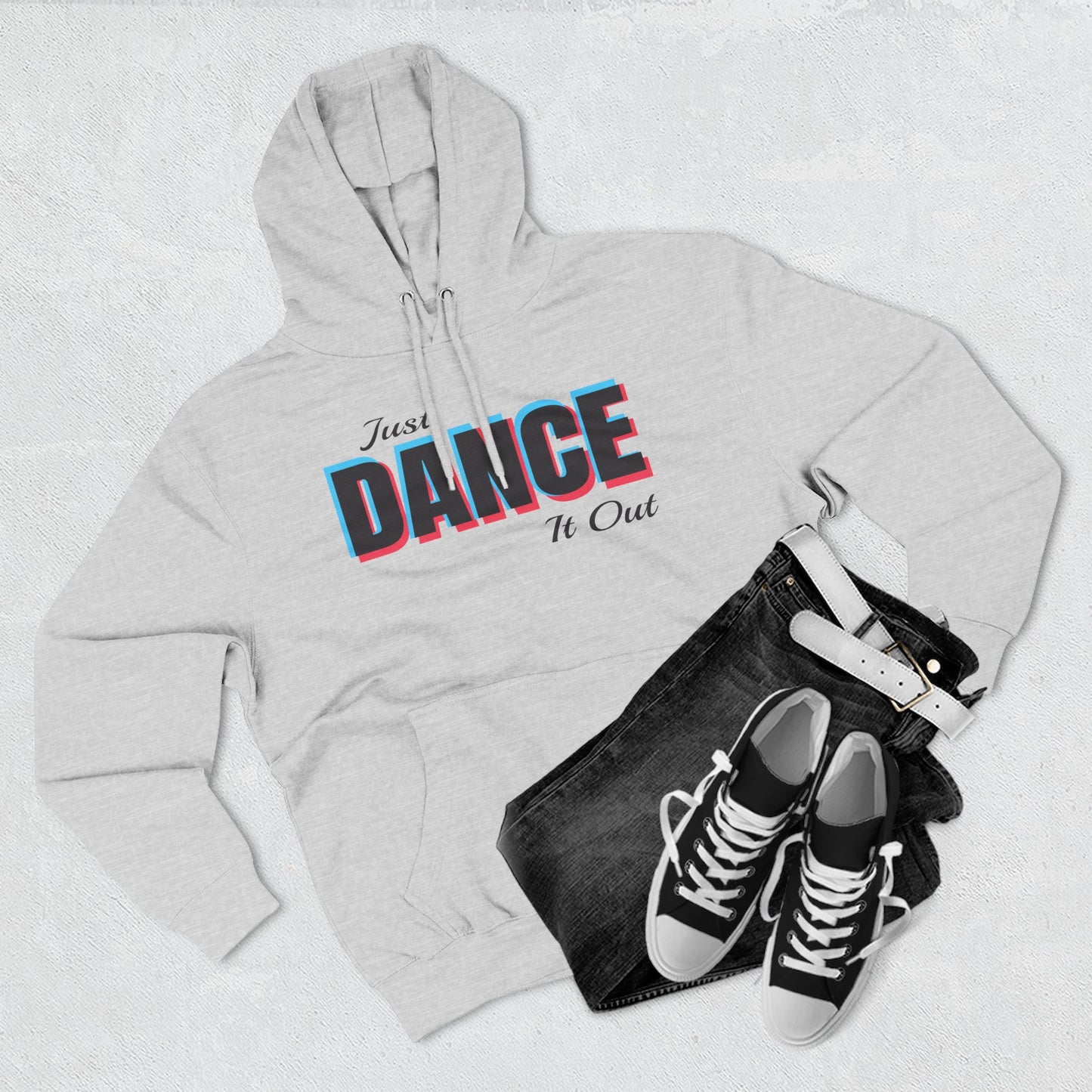 Black Logo Fleece Hoodie - Comfortable & Stylish